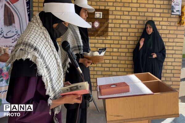 حضور آتش‌نشانی و هلال‌احمر در دبیرستان و هنرستان حضرت زهرا (س) ورامین