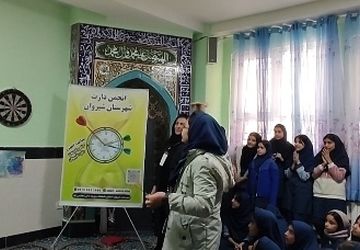 مسابقات استعداد یابی دارت در مدرسه دخترانه ضحی ۲ شیروان