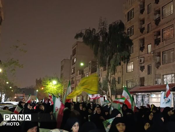 مردم محله انصار فریاد مقاومت در برابر تجاوزات اسرائیل را طنین‌انداز کردند