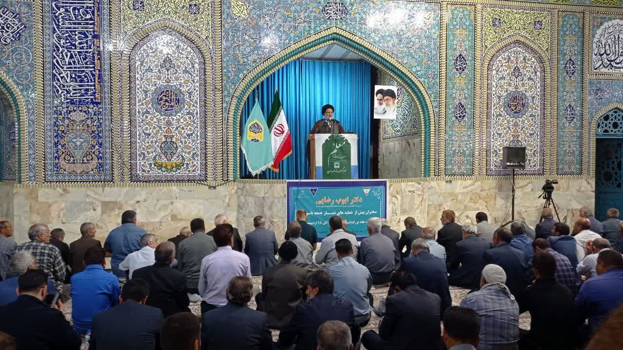 حضور مردم یاسوج در نماز جمعه 