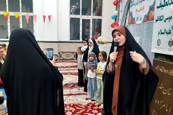 برگزاری جشن به مناسبت ولادت حضرت معصومه(س) در امام زاده لطیف نسیم‌شهر