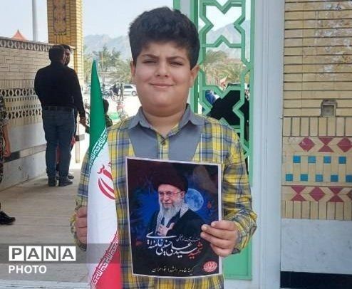 فرزندان انقلاب شهرستان شهیدپرور لامرد در روز قدس