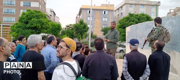 اولین جلسه آموزش نظامی «جان فدایان» کیانمهر کرج