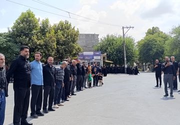 راهپیمایی جاماندگان اربعین حسینی در آشخانه 