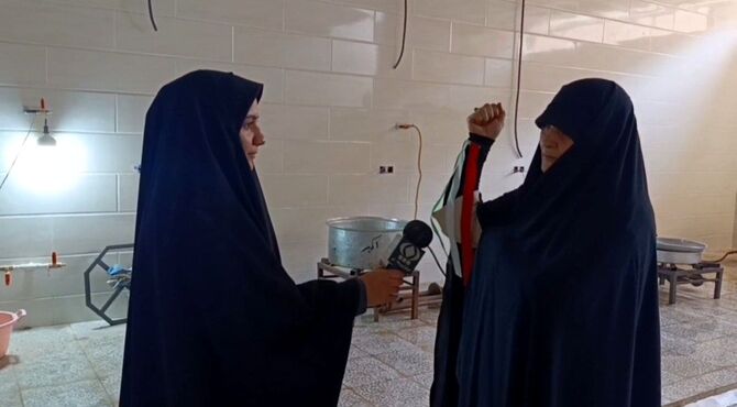 فعالیت بانوان جهادی شهر قنوات قم