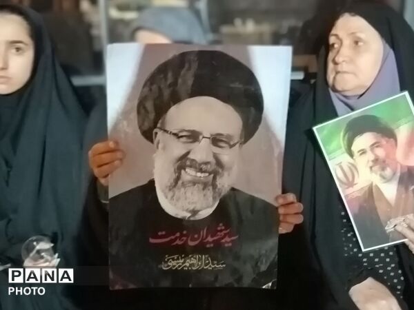 دومین اربعین حضور مردم غیور نیشابور همزمان با دومین سالگرد شهادت شهدای خدمت