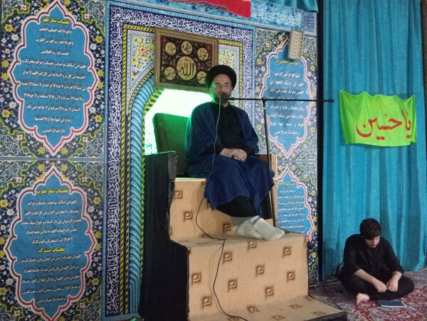 مراسم عزاداری شهادت امام محمد باقر(ع) در شهر جعفریه قم 