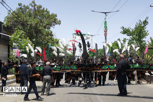 مراسم عزاداری عاشورای حسینی در شهرستان شیروان 