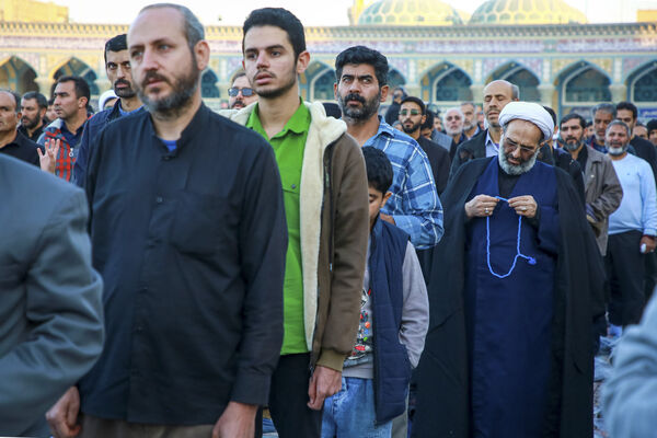 اقامه نماز طلب باران در مسجد مقدس جمکران