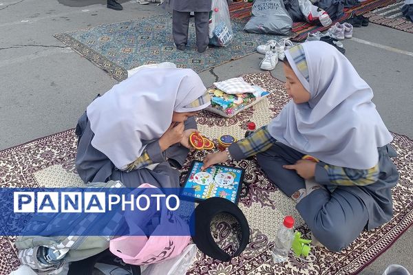 برگزاری اردون مدرسه‌ای در دبستان دخترانه آیت‌الله مرعشی نجفی قلعه نو کهریزک 