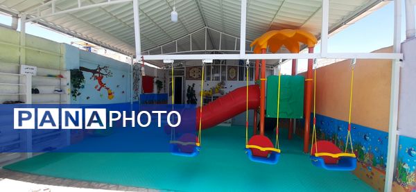 افتتاح مهدکودک ارغوان در شهرستان خلیل آباد