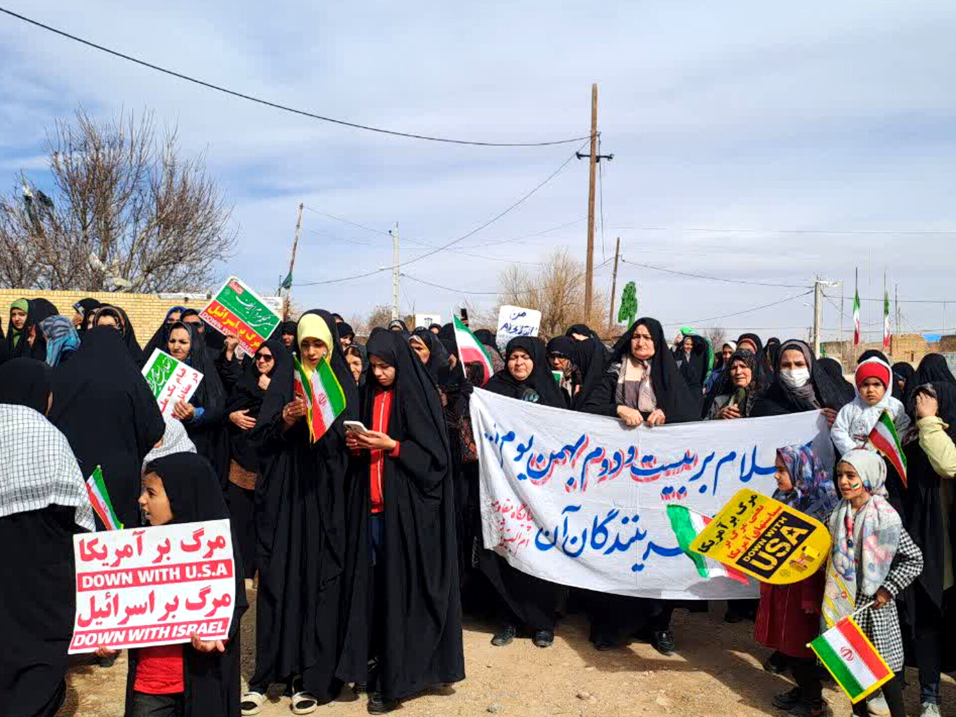 راهپیمایی پرشور ۲۲ بهمن ماه خرم‌بید