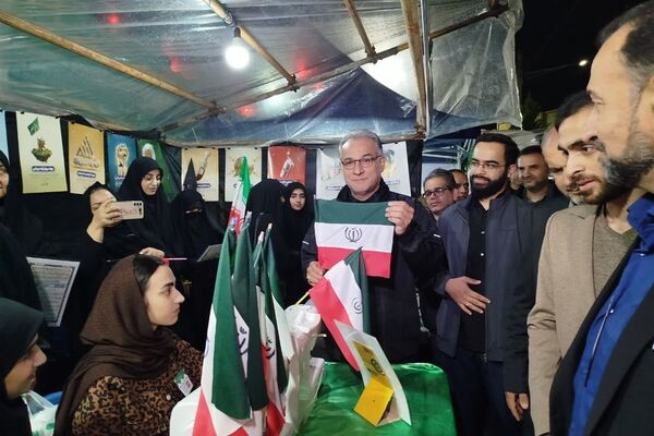 زنگ بیعت دانش‌آموزان علی آباد کتول