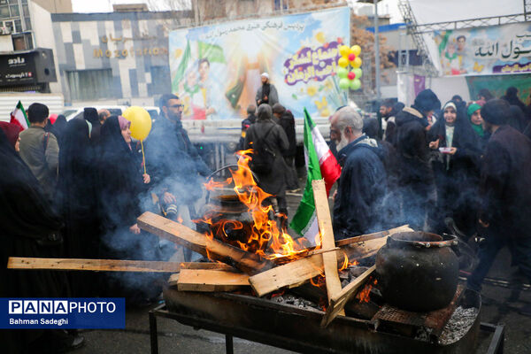 جشن خیابانی نیمه شعبان در تهران