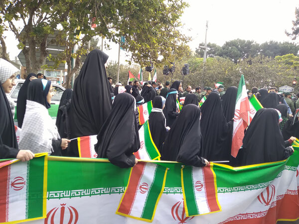 راهپیمایی 22 بهمن در قم -1