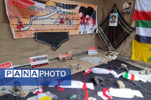 حضور پرشور مردم و مسئولان رباط کریم در راهپیمایی روز قدس