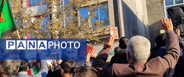 راهپیمایی میثاق با ولایت و محکوم نمودن اغتشاشات گروه های تروریستی در کاشمر