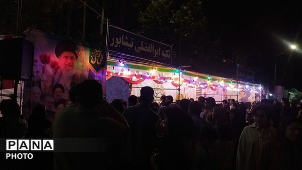 گذری بر موکب های آستان مقدس فضل ابن شاذان و تکیه ابوالفضلی نیشابور در راهپیمایی کیلومتری عید غدیر خم 