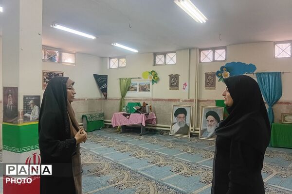 بازدید از نمازخانه مدارس ناحیه دو شهرری 