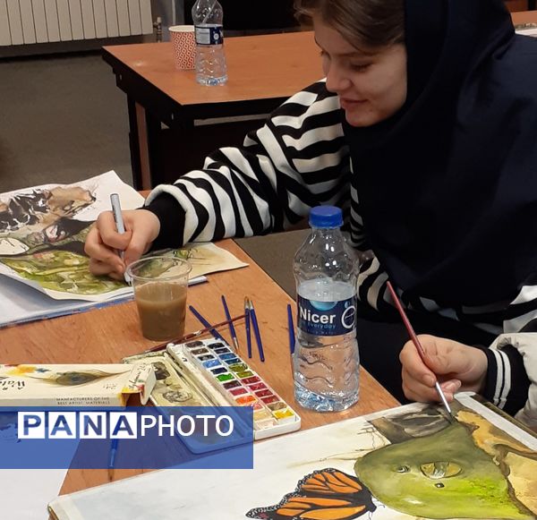 حضور دانش‌آموزان هنرمند هنرستان محمودیه بجنورد در رویداد آخراشه 