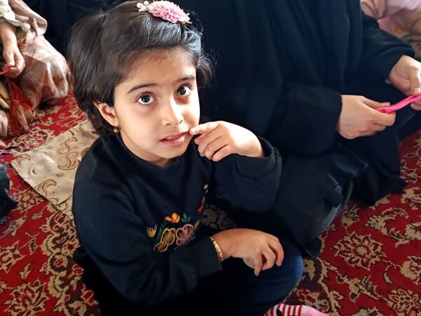حضور کودکان در نماز جمعه کاشمر 