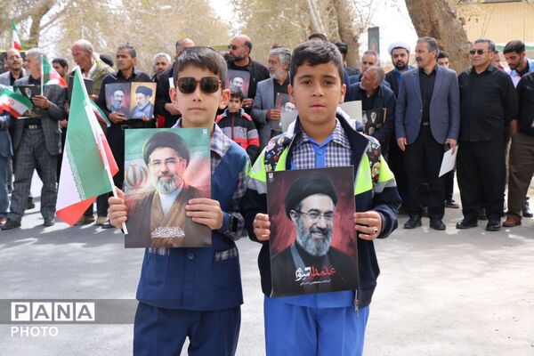 راهپیمایی روز قدس در شهر گلباف