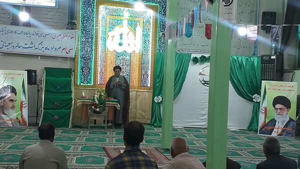 حضور امام جمعه تربت حیدریه در جشن اهالی سربالا