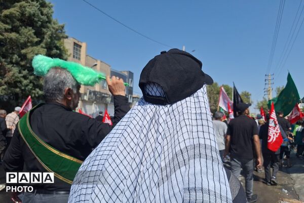 راهپیمایی جاماندگان اربعین در شهریار