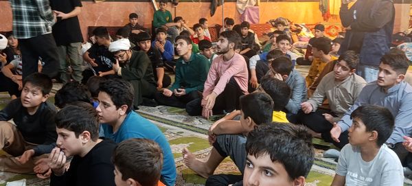 روز دوم اعتکاف پسران آشخانه 