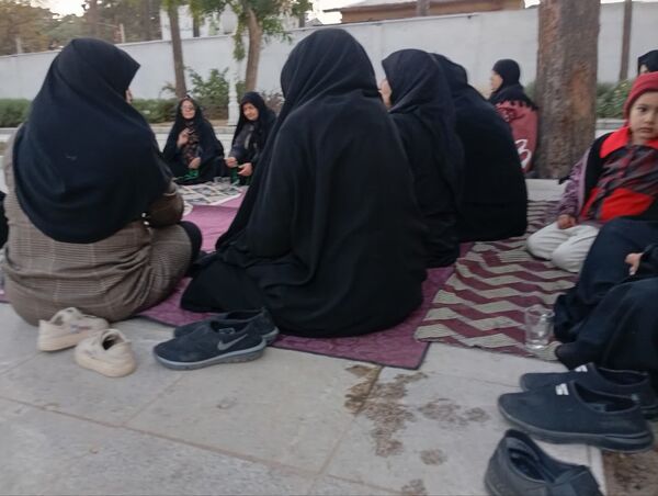 برگزاری ختم صلوات در پارک بانوان قائم شهرستان کاشمر