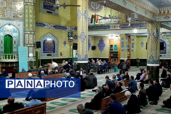 مراسم چهلم شهادت سید مقاومت و سردار نیلفروشان در شهرستان ورامین