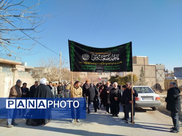 دسته‌روی و عزاداری ایام فاطمیه دوم در شهر درق