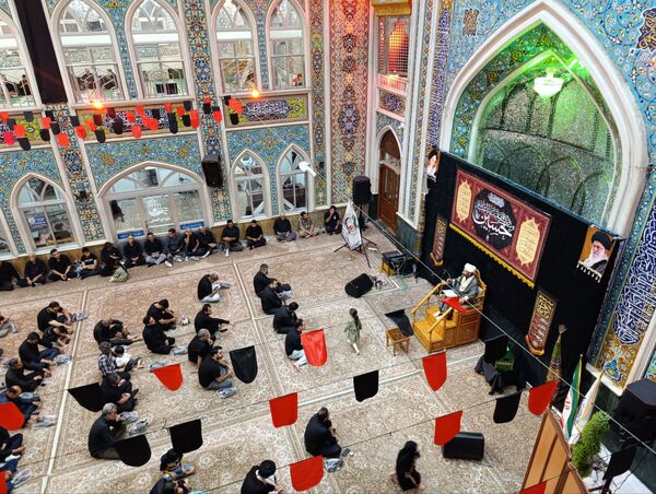 مراسم عزاداری امام حسین (ع) در شب تاسوعای حسینی 