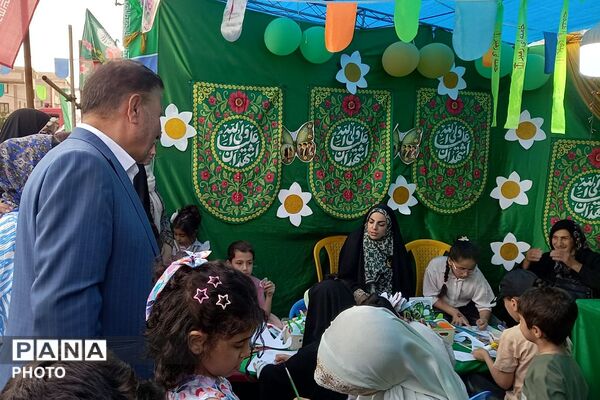 برپایی غرفه های مهدویت، فرهنگی هنری، بهداشت - سلامت، ورزشی و بسیج فرهنگیان در چهاردانگه