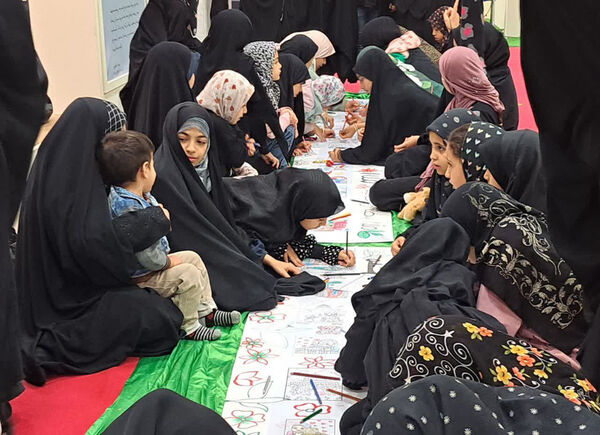 مراسم عزاداری ایام فاطمیه در حسینیه کودک قم