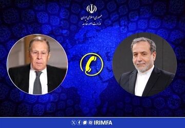 گفت‌وگوی تلفنی وزرای امور خارجه ایران و روسیه