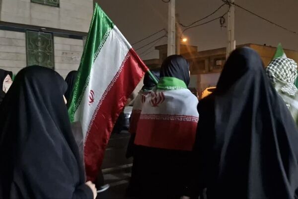 مردم محله انصار فریاد مقاومت در برابر تجاوزات اسرائیل را طنین‌انداز کردند