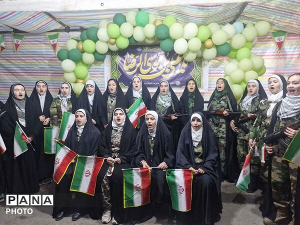 جشن میلاد امام رضا(ع) در غرفه آموزش‌وپرورش مرند