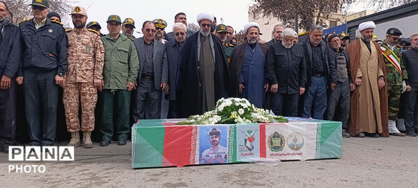 تشییع دو شهید شهرستان بجنورد در استان خراسان شمالی 