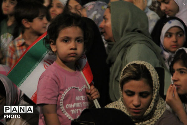 جشن بزرگ غدیر و نورافشانی در امامشهر یزد