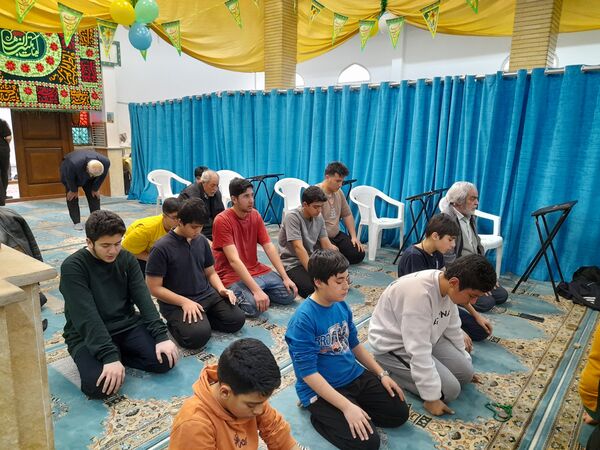 حضور پرشور دانش‌آموزان منطقه پردیس در اعتکاف سال ۱۴۰۳