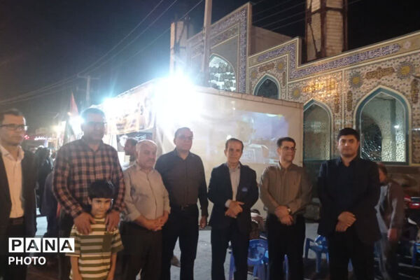 موکب فرهنگیان؛ جلوه‌ای از همدلی فرهنگیان کازرون