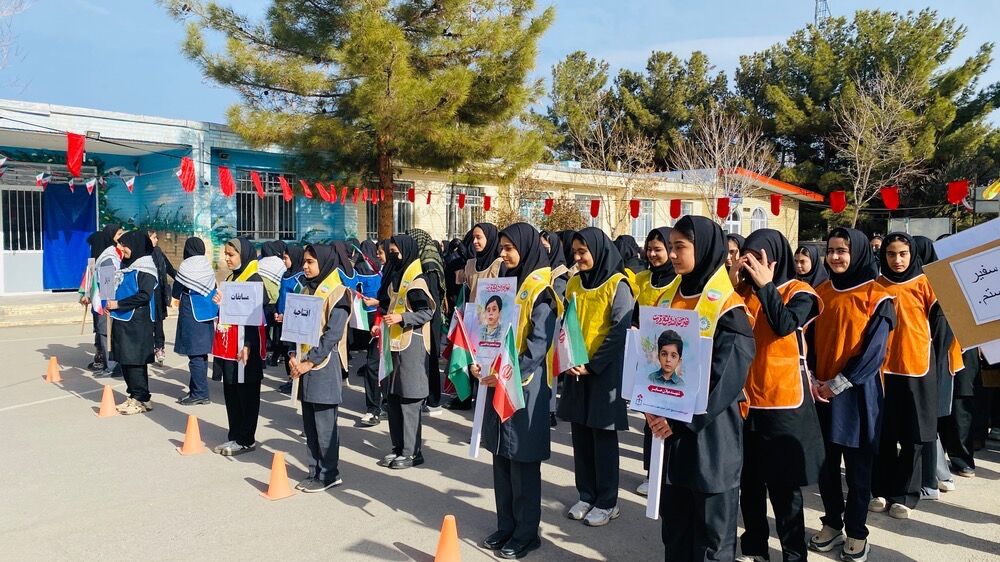  افتتاحیه مسابقات ورزشی بین‌مدرسه‌ای «جام اقتدار ایران» در آموزشگاه دخترانه تکتم