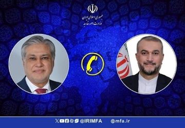 رایزنی تلفنی وزیران امور خارجه ایران و پاکستان