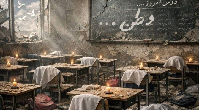 سکوت در کلاس های خالی میناب