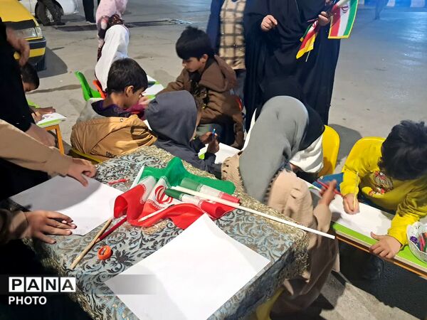 موکب های نهادهای مختلف در شهر دهدشت 