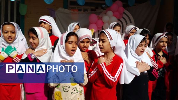 جشن نیمه‌شعبان در دبستان مریم؛ تجلی شادی، خلاقیت و ارادت به امام زمان(عج)