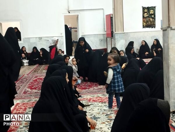مراسم عزاداری شهادت رهبر معظم انقلاب در روستای مهدی آباد خلیل آباد