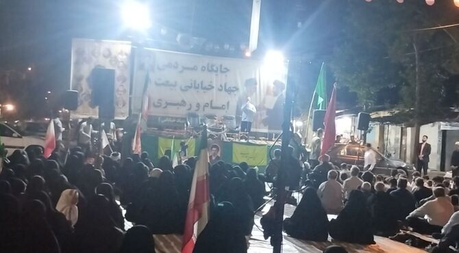 محفل انس با قرآن کریم در تجمعات شبانه مردم الشتر