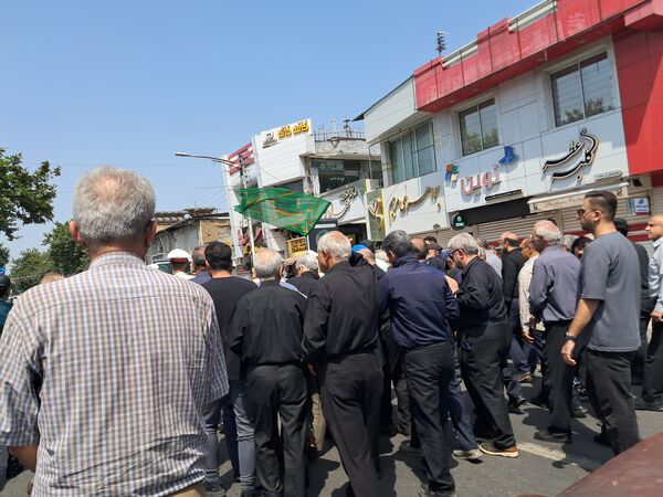 تشییع پیکر شهید پارسا شکوهی در قائمشهر